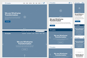 UX Assets Website Wireframe