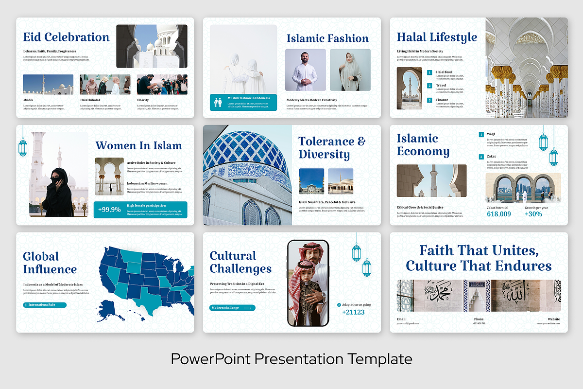 Indonesian Islamic Culture, a Presentation Template by Sixtemp (Photo 3 of 3)