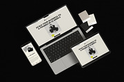 Minimal Landing Page Template Canva, a Landing Page Template by Row Creative (Thumbnail 3 of 9)