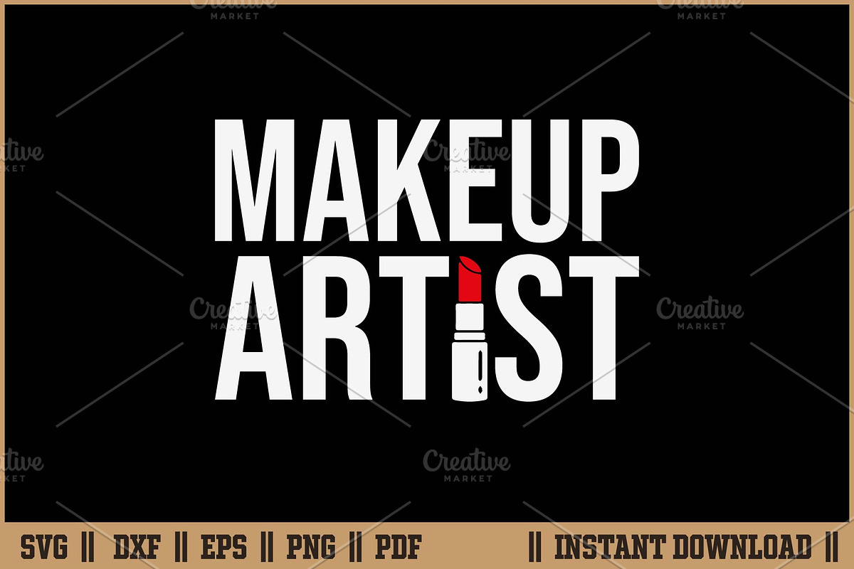 Make Up Artist Beauty Salon Art SVG, a Work Illustration by Handy Arts Studio (Photo 1 of 3)