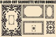 Elegant Flower Ornament Set, an Illustration by Creativeshirt (Thumbnail 1 of 8)