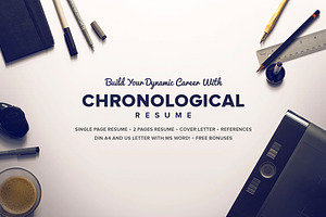 The Chronological Resume CV Full Set