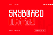 SkyBoxed - Futuristic Display Fonts, a Font by Namara Creative Studio (Thumbnail 1 of 9)