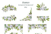 Watercolor Magnolia Flower Set, a Decorative Illustration by LenArt (Thumbnail 5 of 18)