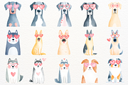 Valentine's Day Dogs Clipart PNG, an Animal Illustration by SugarCloudStudioArt (Thumbnail 7 of 10)