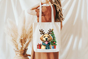 Funny Christmas Dog Portraits Clipar, an Illustration by Libby Wishes (Thumbnail 7 of 7)