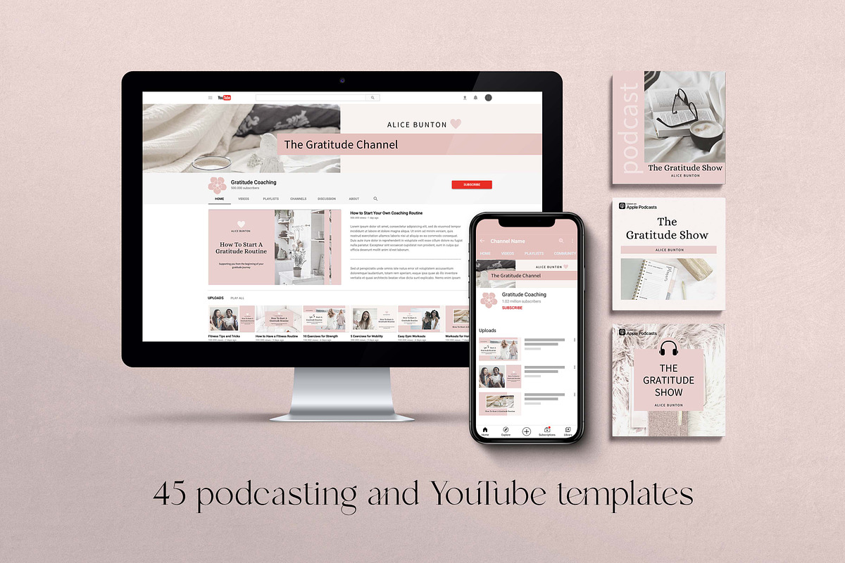 Gratitude Course Creator Canva, a Templates & Theme by Miri Campbell (Photo 12 of 15)