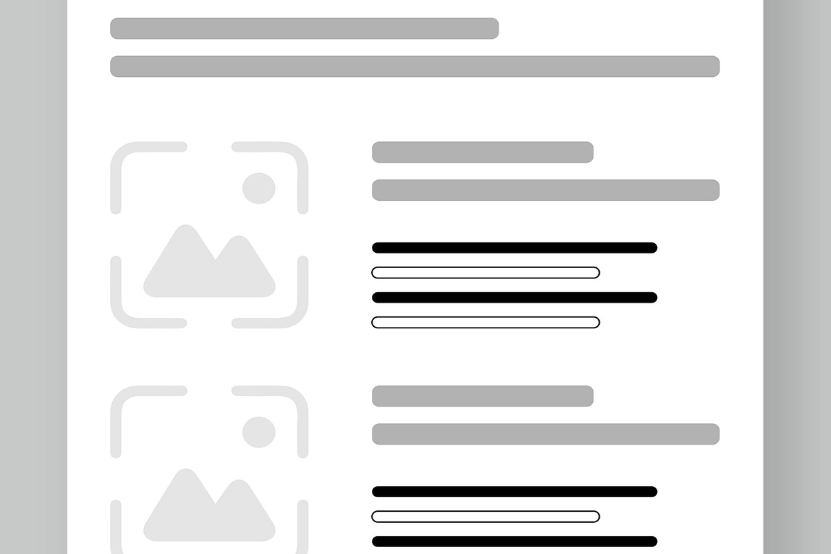 Website Wireframe Design, a Wireframe Template by CreativeShaper (Photo 5 of 6)