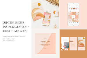 Sunrise Instagram Template Bundle