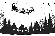 Holiday Village Silhouette Pack, an Illustration by hafijul (Thumbnail 16 of 21)