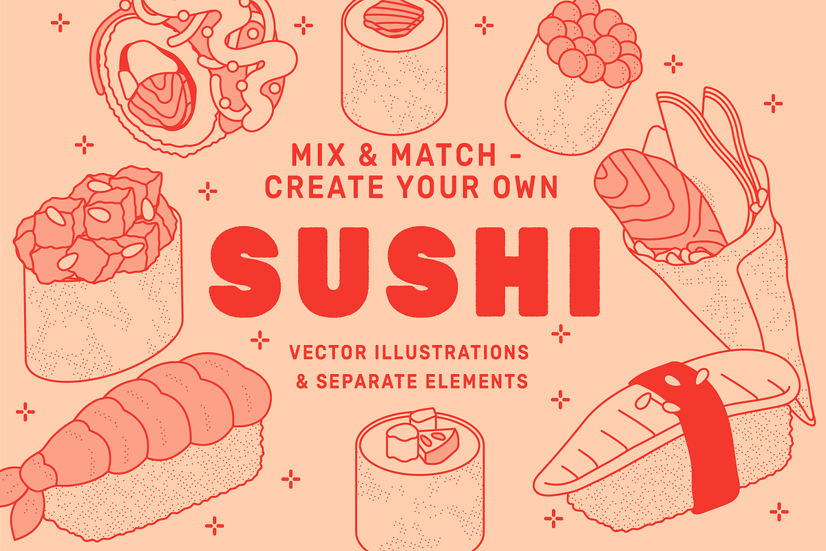 Food Illustration Vector Bundle, a Food Illustration by TheFoodAtlas (Photo 16 of 26)