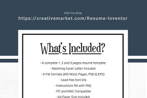 Nurse Resume/Medical Resume Template