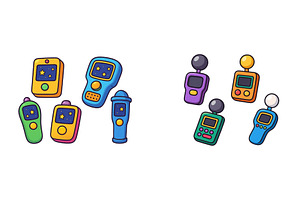 Colorful toy gadgets designed for, an Illustration by ZinetroN