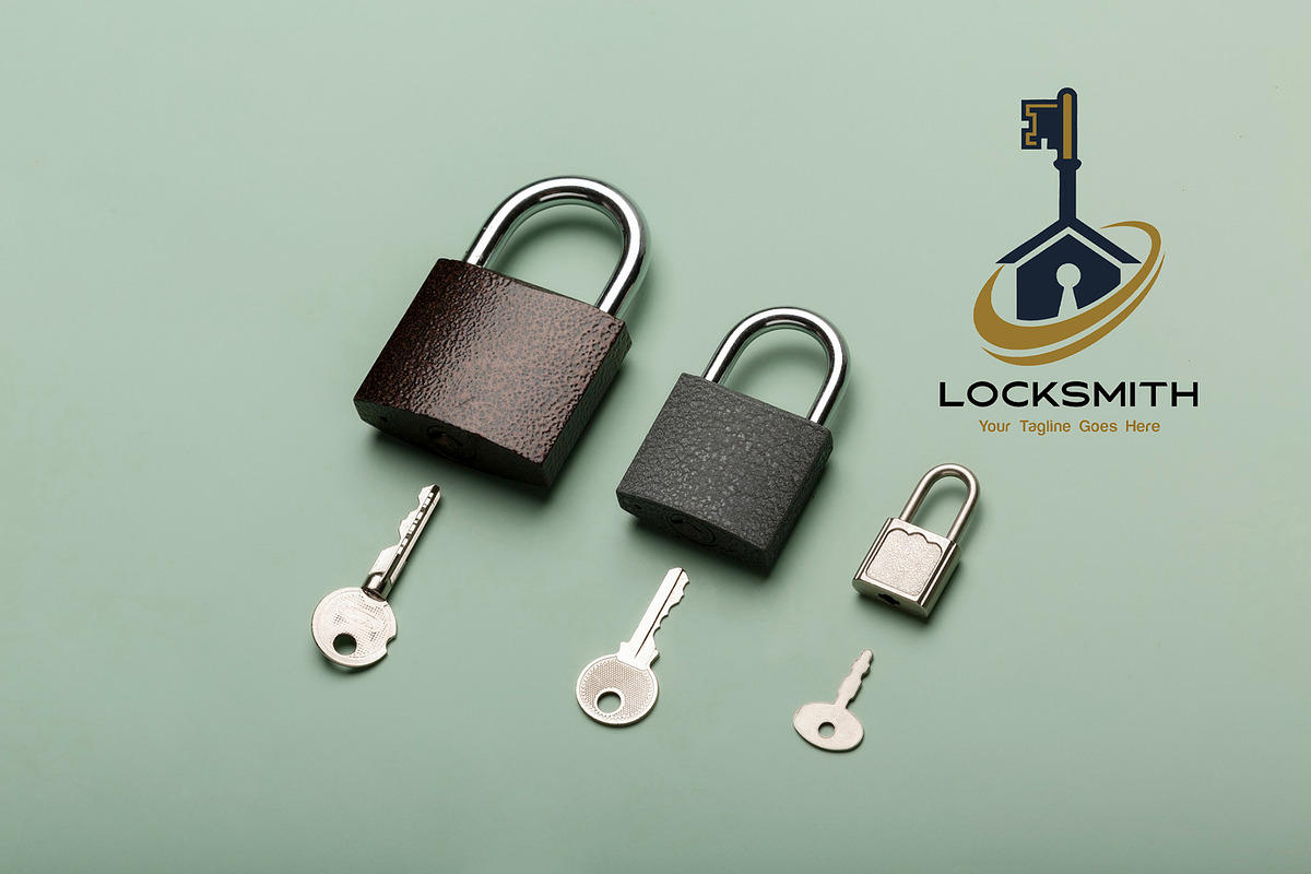 Locksmith & Security Logo Design, a Branding & Logo Template by YUDesignStore (Photo 4 of 8)