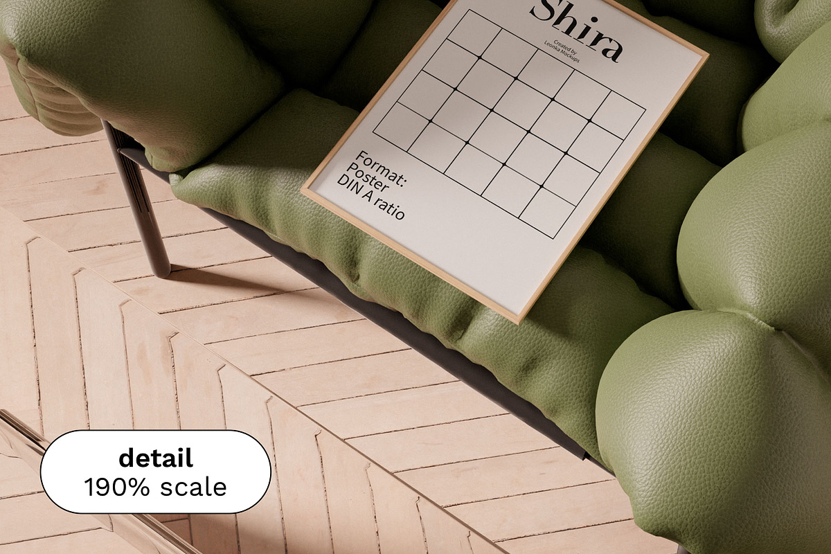 Art Mockup Set SHIRA, a Household Mockup by Bonumo (Photo 10 of 13)