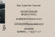 RONS TYPEWRITER, a Serif Font by Olexstudio (Thumbnail 7 of 8)