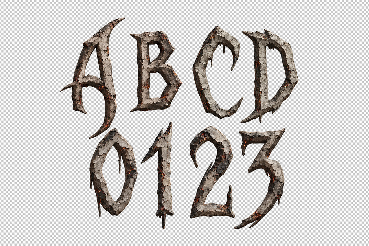 Burnt Relics Font, a Blackletter Font by Handmadefont (Photo 6 of 16)