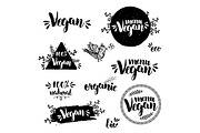 Vegan lettering, a Food Illustration by inifer (Thumbnail 2 of 2)