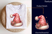 Watercolor Antique Santa Hat Clipart, a Graphic by designcity5 (Thumbnail 2 of 3)