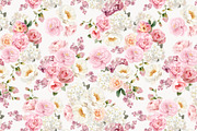 Rose Pink Watercolor Floral, a Decorative Illustration by Lana Elanor (Thumbnail 8 of 14)