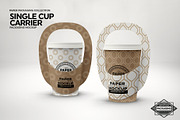 Single Cup Paper Carrier Mockup, a Cups & Container Mockup by INCDesign (Thumbnail 6 of 7)