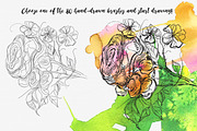 Ink pen Brush for illustrator, a Brush Add-On by DigitalDream (Thumbnail 3 of 3)