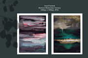 Dark Dreams- watercolor art, a Background Graphic by Marmoris.Arts (Thumbnail 16 of 28)