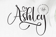 Ashley | Script Font, a Handwritten Font by Scratchones (Thumbnail 1 of 9)