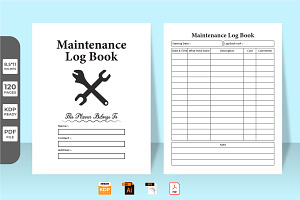 Maintenance KDP Interior Log Book