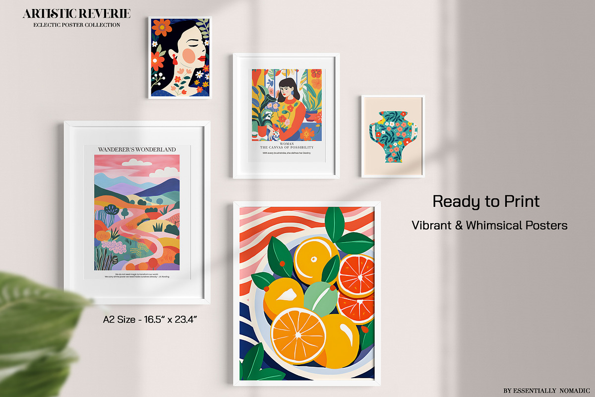 Eclectic Gallery Art - 6 in 1 Bundle, a Background Graphic by Essentially Nomadic (Photo 13 of 21)