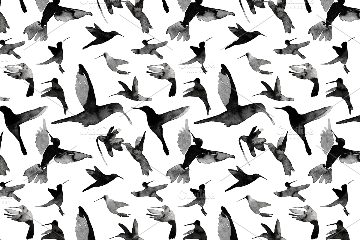 INK DREAMS: FLYING BIRDS, a Food Illustration by HANNA V (Photo 8 of 12)