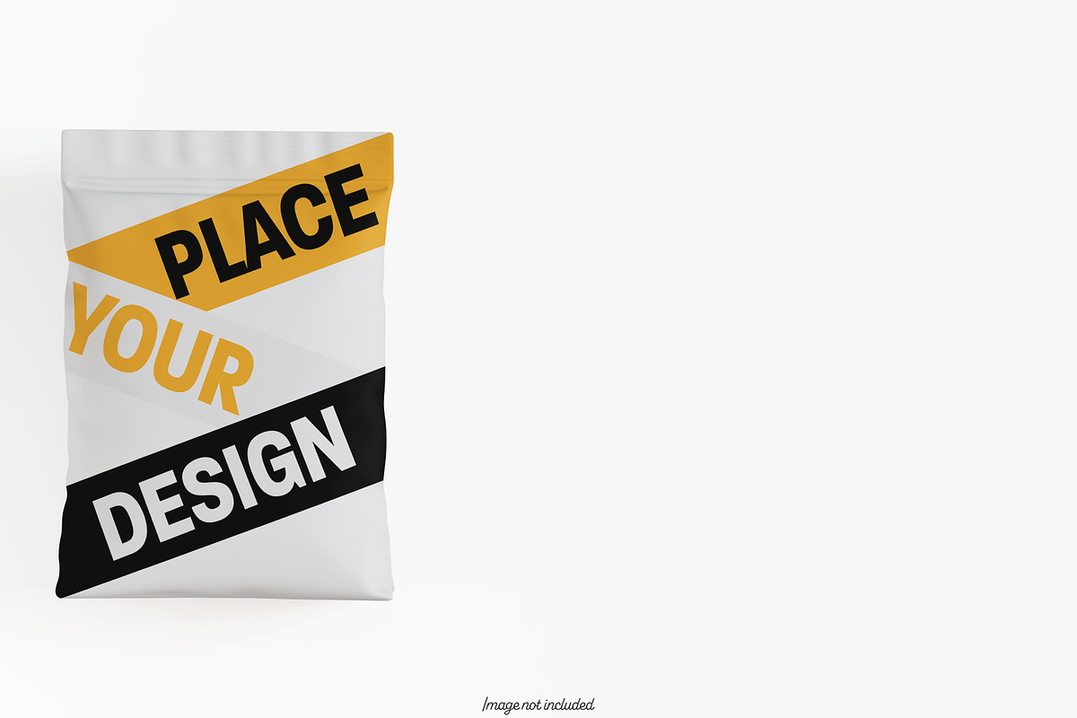 Snack Pouch Mockup Bundles, a Packaging Mockup by Ambo Ampeng (Photo 8 of 32)