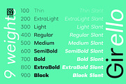 Girello, a Sans Serif Font by Dora Typefoundry (Thumbnail 3 of 10)