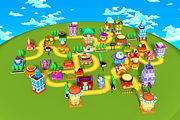 3D Cartoon Shop City, an Environmental 3D Model by Souchenki (Thumbnail 20 of 21)