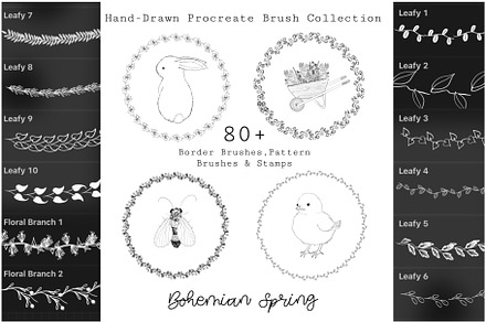 Sweet Bohemian Spring Hand-Drawn
