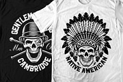Vintage Skulls Graphic Kit, an Illustration by Harry Kasyanov (Thumbnail 10 of 10)