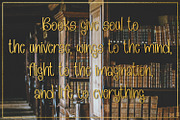 The Secret Bookcase - Hand-lettered, a Sans Serif Font by Endless Time Graphics (Thumbnail 5 of 8)