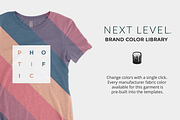 Next Level 6710 Mockups, a Shirt Mockup by Photific (Thumbnail 5 of 6)