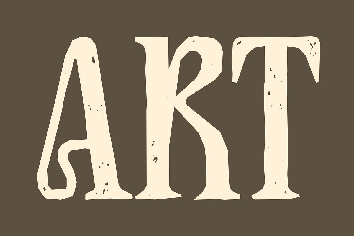 CS Quinoa Stamp, a Serif Font by Craft Supply Co. (Photo 2 of 8)