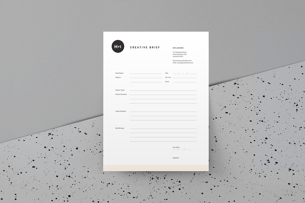Invoice + Estimate + Brief, a Stationery Template by BOXKAYU (Photo 6 of 6)