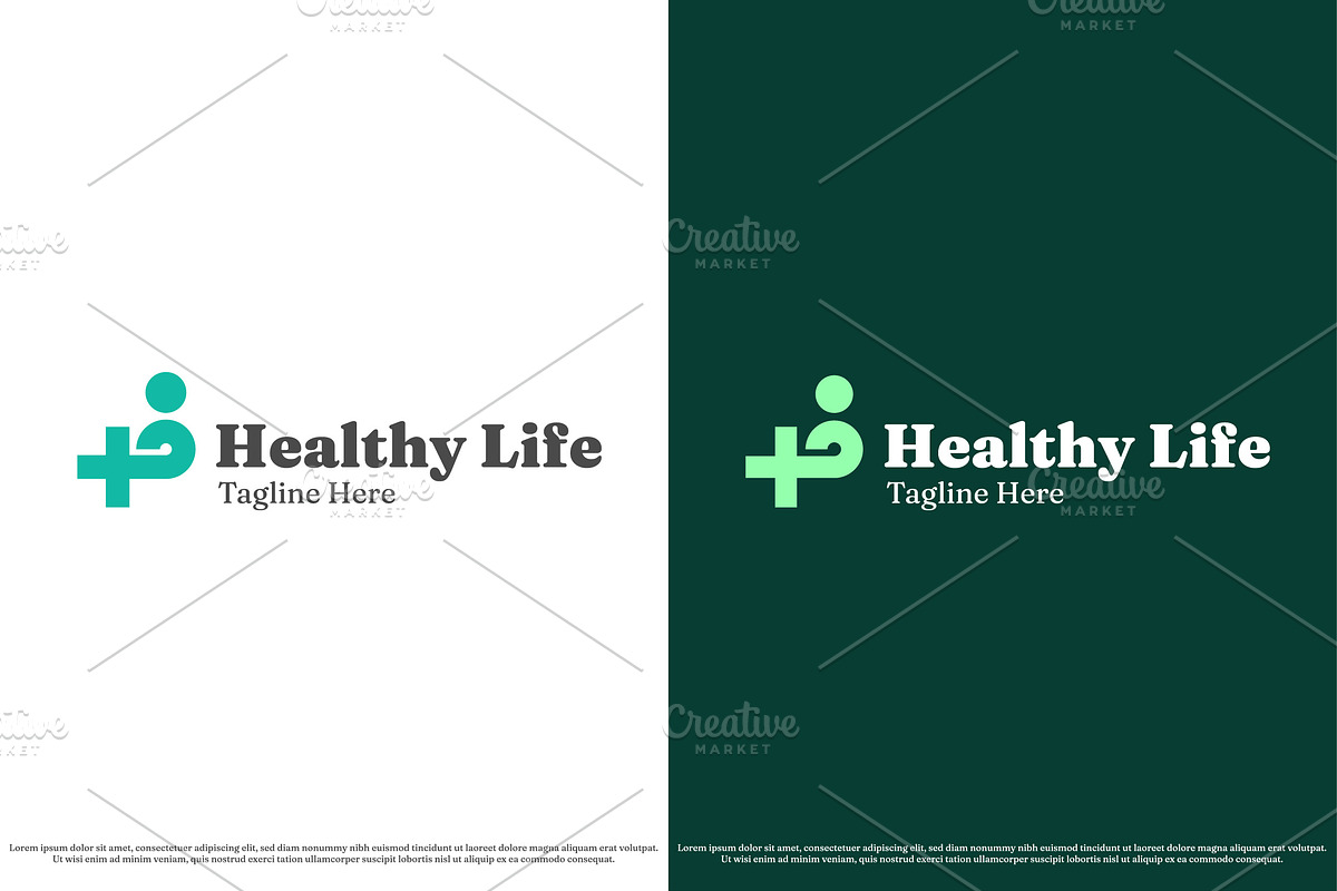 Healthy Life Medic Logo Design Icon, a Branding & Logo Template by Morvana Crew