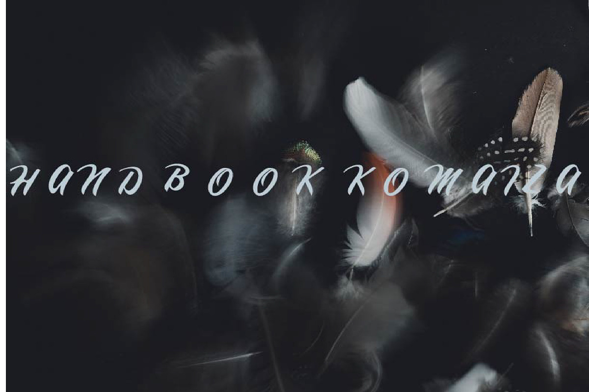 HnadBook Komaiza, a Symbol Font by Dz Akali (Photo 1 of 3)