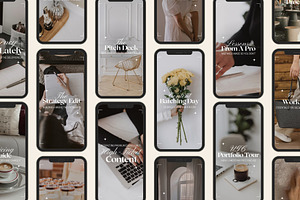 Neutral Instagram Reel Covers, a Social Media Template by Anna Design Studio