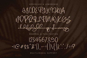 Mourning - A Handwritten Font