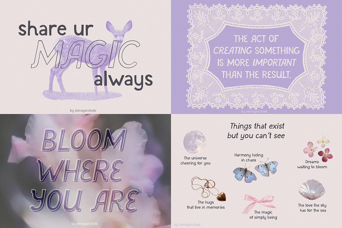 Handwritten FONT BUNDLE, a Handwritten Font by alenaganzhela (Photo 12 of 22)