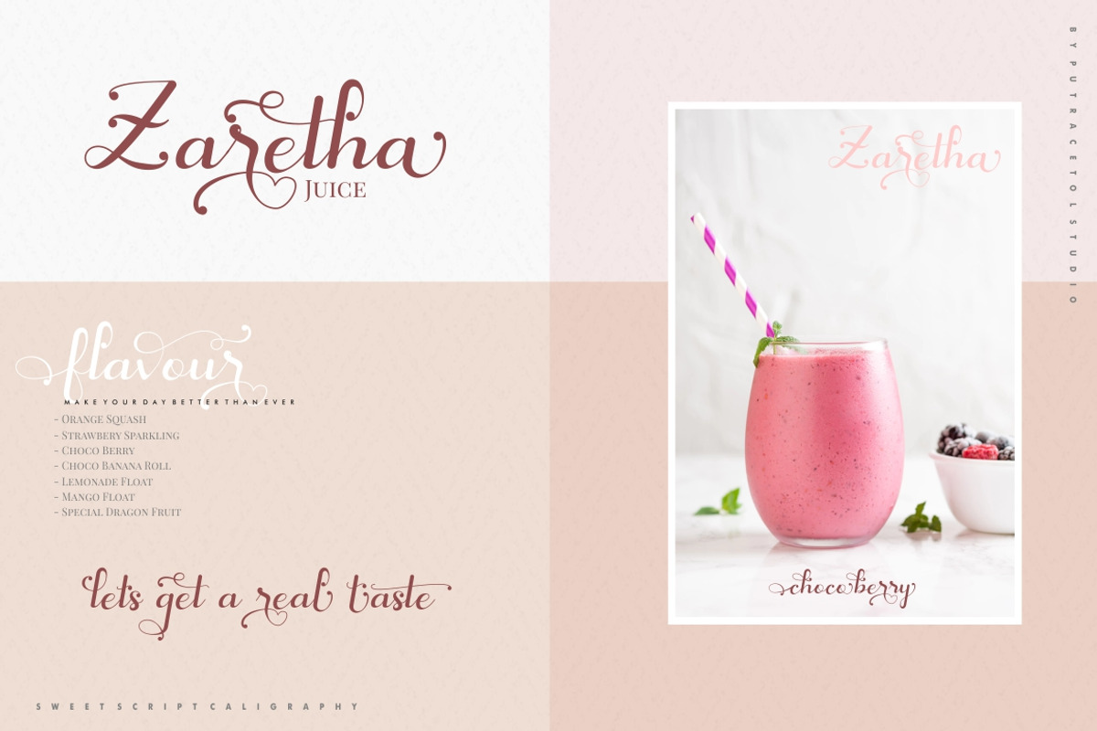 Yuanita - Modern Calligraphy Font preview 2