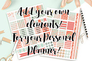 Planner Sticker Templates Photoshop, a Stationery Template by ClipartBrat Graphics (Thumbnail 3 of 5)