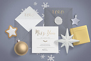 White Snowfall Script Font, a Script Font by Creativeqube Design (Thumbnail 5 of 9)