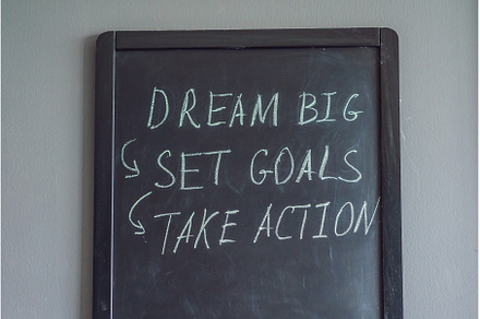 Dream Big - Set Goal - Take Action, a School & Education Photo by Elizaveta Galitskaya