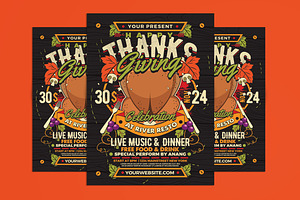 Thanksgiving Flyer, a Flyer Template by Muhamad Iqbal hidayat